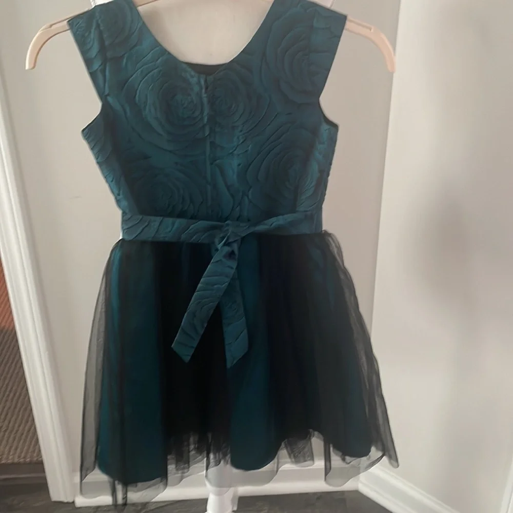 Zunie Girl’s Dress Size 8 Teal Special Occasion
